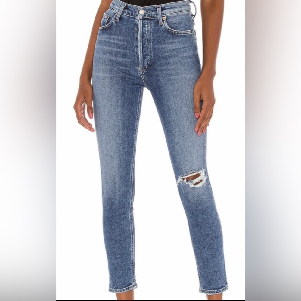 Agolde - Nico High Rise Slim Fit Jean (Size 28)